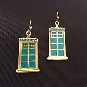 Doctor Who Tardis Earrings